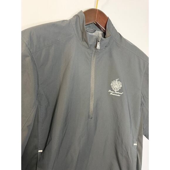 Polo Golf Ralph Lauren Water Resistant Short Sleeve Windbreaker Jacket Black M - Picture 4 of 13